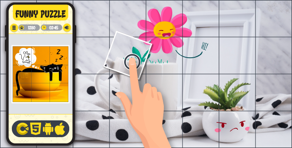 Funny Puzzle - HTML5 Game, Construct 3 - CodeCanyon Item for Sale