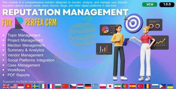 Reputation Management module for Perfex CRM - CodeCanyon Item for Sale