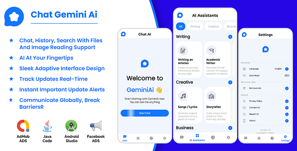 ChatAi Gemini - CodeCanyon Item for Sale