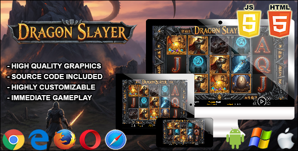 Dragon Slayer - HTML5 Slot Machine - CodeCanyon Item for Sale