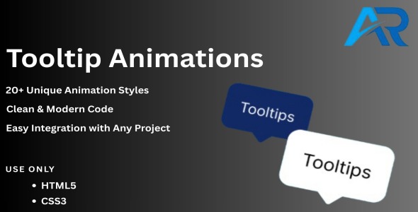 AR Tooltip – Creative CSS Tooltip Animations - CodeCanyon Item for Sale