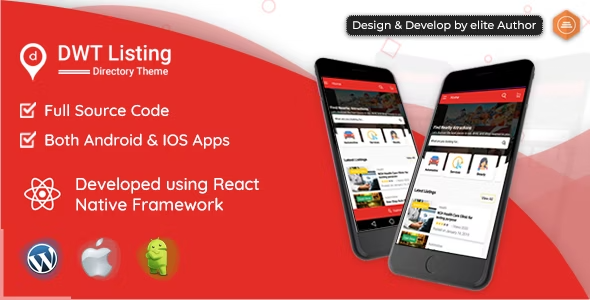 DWT Listing - Directory & Listing React Native App - CodeCanyon Item for Sale