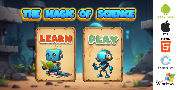 The Magic of Science Game- Educational Game - HTML5 and Android in Construct 3 - CodeCanyon Item for Sale