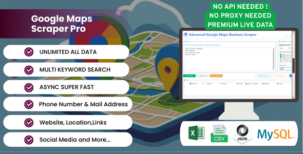 NextGen - Google Maps Data Scraper Professional - CodeCanyon Item for Sale