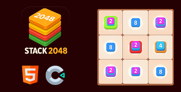 Stack 2048 - Html5 (Construct3) - CodeCanyon Item for Sale