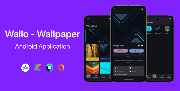 Wallo – Wallpaper Android App with Admin Panel