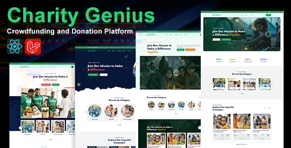 Charity Genius – Fundraising and Crowdfunding Platform Theme Addon - CodeCanyon Item for Sale