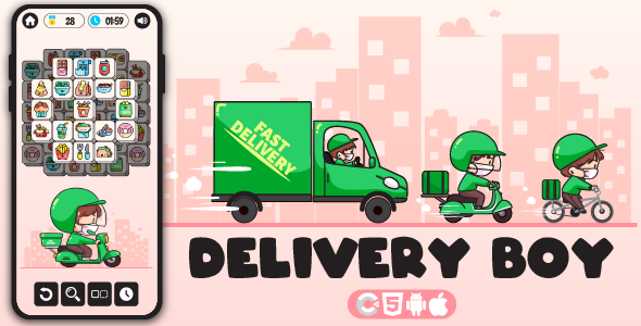 Delivery Boy - HTML5 Game, Construct 3 - CodeCanyon Item for Sale