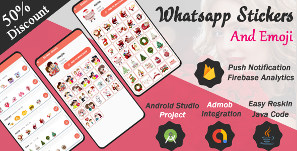 Whatsapp Stickers and Emoji And full Admob Integration - CodeCanyon Item for Sale