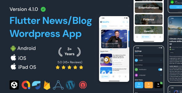 NewsPro - Blog/News/Article App For Wordpress - CodeCanyon Item for Sale