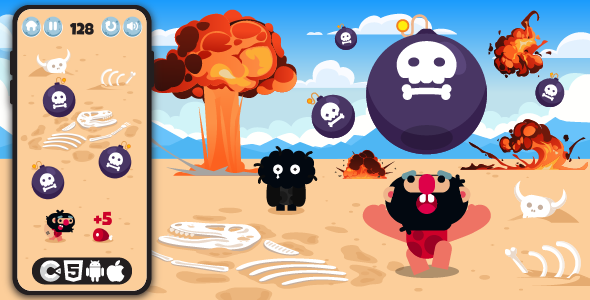 Caveman Run - HTML5 Game, Construct 3 - CodeCanyon Item for Sale
