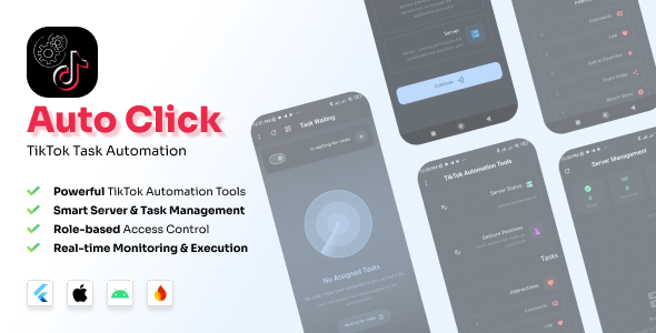 Auto Click - TikTok Task Automation - CodeCanyon Item for Sale