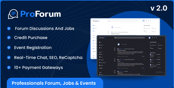 ProForum - Forum, Jobs & Events - CodeCanyon Item for Sale