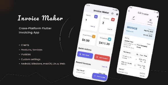 Invoice Maker – Cross‑Platform Flutter Invoicing App - CodeCanyon Item for Sale