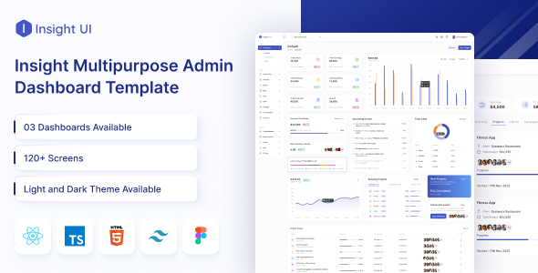 Insight UI - React Admin Dashboard Template - CodeCanyon Item for Sale
