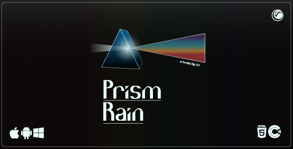 Prism Rain - HTML5 Game Template - CodeCanyon Item for Sale