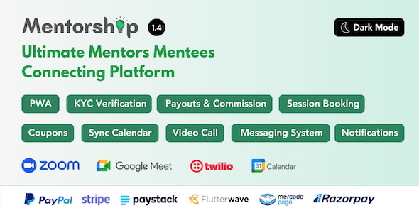 Mentorship - Ultimate Mentors Mentees Connecting Platform - CodeCanyon Item for Sale
