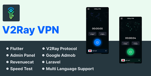V2Ray VPN - Flutter V2ray Protocol VPN App - CodeCanyon Item for Sale