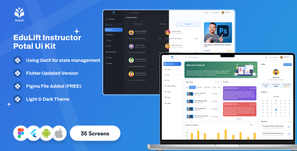 EduLift Instructor Portal – Flutter Education App UI Kit (Mobile & Web Responsive) - CodeCanyon Item for Sale