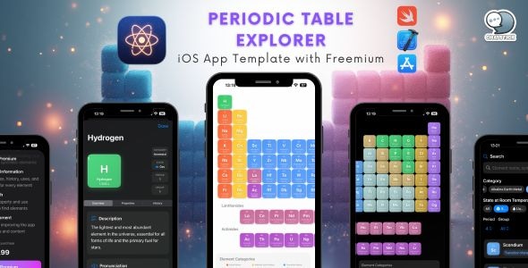 Periodic Table Explorer - iOS App Template with Freemium Monetization ...