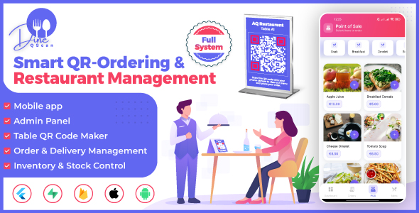 DineQScan: Staff App Management - CodeCanyon Item for Sale