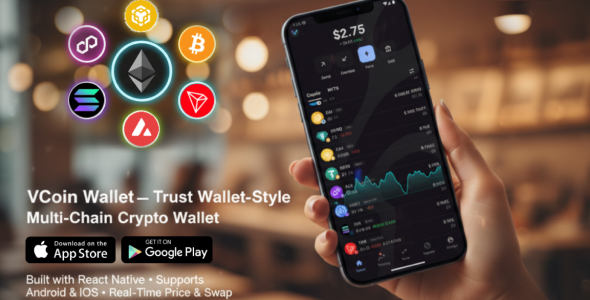 VCoinLab - Trust Wallet-style Multi-Chain Crypto Wallet - CodeCanyon Item for Sale