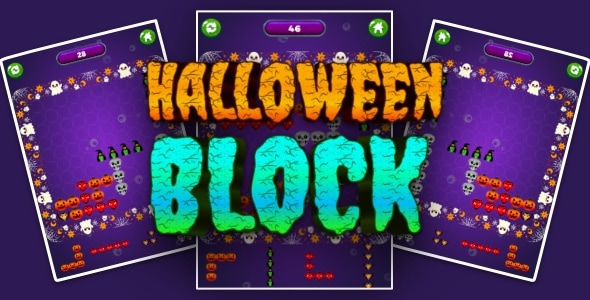 Halloween Block - Cross Platform Puzzle Game - CodeCanyon Item for Sale