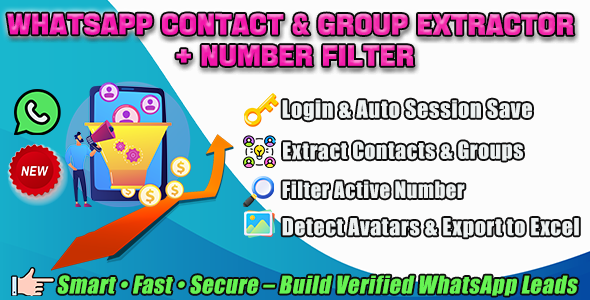 WhatsApp Contact & Group Extractor + Number Filter - CodeCanyon Item for Sale