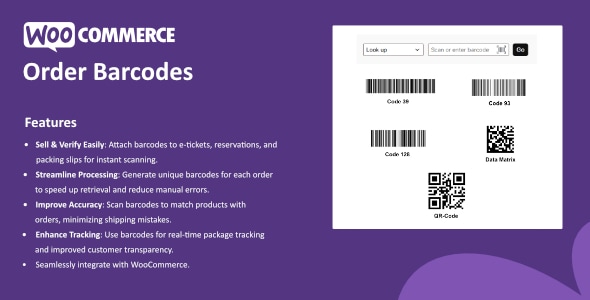 Order Barcodes for WooCommerce - CodeCanyon Item for Sale