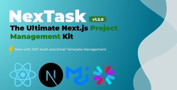NexTask - Project Management Next.js React Kit - CodeCanyon Item for Sale