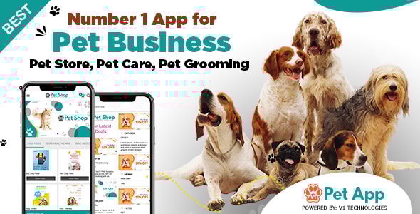 Pet Store Food Supplies Products Shop Pet Care Grooming Adoption Sitting Dog Walkers Pet Minder App - CodeCanyon Item for Sale