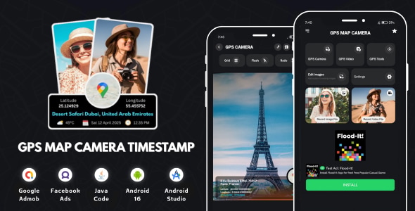 GPS Map Camera Timestamp with AdMob Ads Android - CodeCanyon Item for Sale
