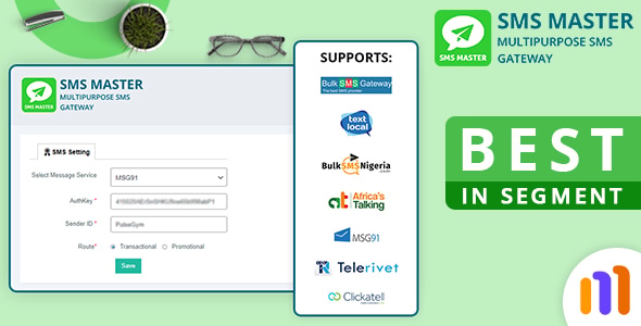 SMSmaster – Multipurpose SMS Gateway for Wordpress - CodeCanyon Item for Sale