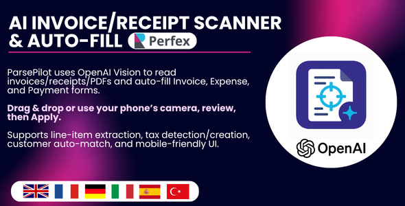 ParsePilot - Lightning OCR & Auto-Fill Toolkit for Perfex CRM - CodeCanyon Item for Sale