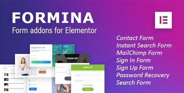 Formina: Elementor Form Addon - CodeCanyon Item for Sale