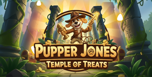 Pupper Jones: Temple of Treats - HTML5 Game Construct 3 C3P - CodeCanyon Item for Sale