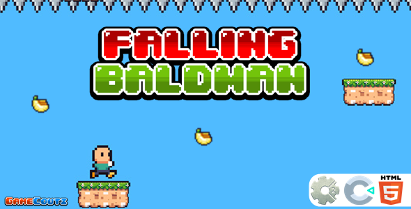 Falling Baldman - Construct Game - CodeCanyon Item for Sale