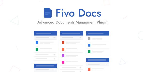 Fivo Docs - WordPress Documents and Attachments Manager - CodeCanyon Item for Sale