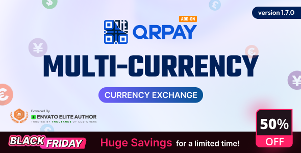 QRPay Multi-Currency Addon - CodeCanyon Item for Sale