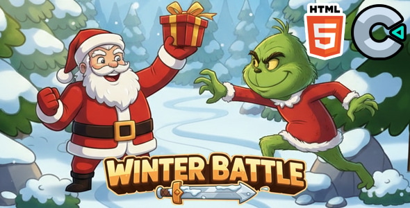 Winter Battle - HTML5 Game - Construct 3 - CodeCanyon Item for Sale