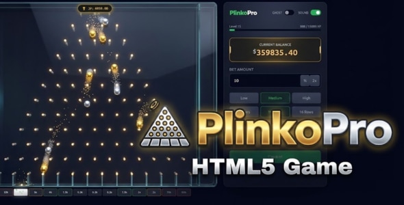 Plinko Pro HTML5 Game - CodeCanyon Item for Sale