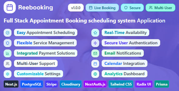 Reebooking - Spa Saloon Service Appointment Booking scheduling system Software & Solution - CodeCanyon Item for Sale
