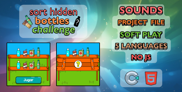 Sort Hidden Bottles Challenge - CodeCanyon Item for Sale