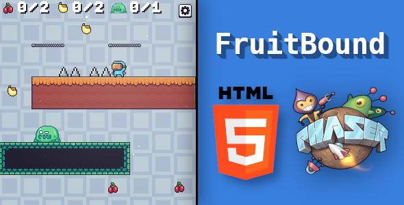 FruitBound - HTML5 Platform Game - CodeCanyon Item for Sale