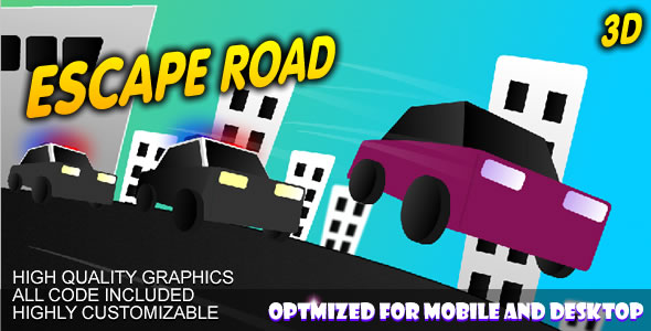Escape Road 3D - The Heist - CodeCanyon Item for Sale