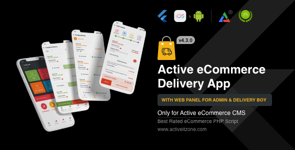 Active eCommerce Delivery Boy Flutter App - CodeCanyon Item for Sale