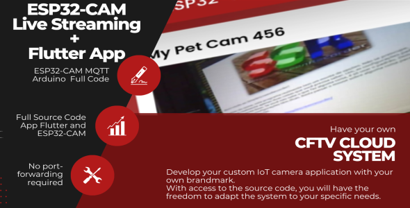 ESP32-CAM Live Streaming FLUTTER App - CodeCanyon Item for Sale
