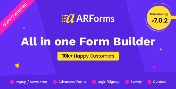 WordPress Contact Form Plugin/Form builder - ARForms - CodeCanyon Item for Sale