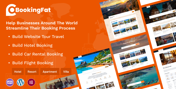 Booking Fat - Flight - Tour - Hotel - Car Rental Booking System - CodeCanyon Item for Sale