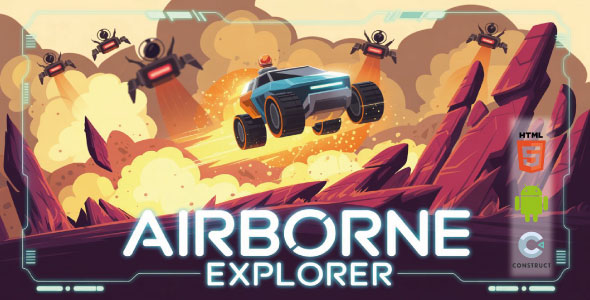 Airborne Explorer – HTML5 & Android (Construct 3) - CodeCanyon Item for Sale